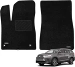 Wennebird Superior Carpet Front Row Floor Mats For 2014-2019 Toyota Highlander (. Fixed Price $75.74.