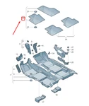 Audi Q3 Front Floor Mat Set Lhd No Duty To. Fixed Price $165.71.