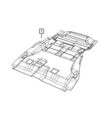 Genuine Mopar Cargo Floor Carpet 1WV80DX9AB. Fixed Price $655.41.
