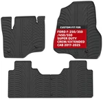 Gledringusa All-weather Rubber Floor Mats Intended Ford F-250/350/450/550.... Fixed Price $197.18.