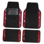 Bling Diamond Floor Mats, Shining Rhinestone Carpet Sparkly Red. Fixed Price $46.09.