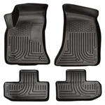 Husky Weatherbeater Front & Rear Back Floor Liners 11-15 Dodge Challenger Black. Fixed Price $150.00.