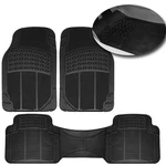 Vaygway Universal 3 Piece Heavy Duty Front And Rear Black Rubber Floor Mats -.... Fixed Price $46.32.