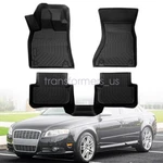 Tpe Front & 2ND Row Floor Mats Liners For 2008-2016 Audi A4 Sedan Wagon Allroad. Fixed Price $85.69.