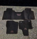 2021-2025 Ford F150 King Ranch Carpet 3 Pc. Floor Mat Set Crew Cap Black Oem. Fixed Price $169.99.