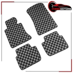 1998-2006 3 Series E46 Floor Mats Black Gray Plaid Checkered Carpets For: (bmw). Fixed Price $79.99.
