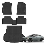 Floor Mats Trunk For 2025-2026 Kia K4 All Weather Tpe Rubber Upgrade Liners. Fixed Price $154.99.