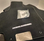 New Oem Toyota Highlander Carpet Mats Set Of 4 Black Genuine 08 Thru 13 PT919. Fixed Price $125.00.