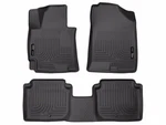 Husky Weatherbeater FRONT/2ND Row Floor Mats 3PC Fits 14-16 Hyundai Elantra Blk. Fixed Price $149.99.