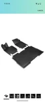 Spigen Weatherbloc Floor Mats Set Designed For Tesla Cybertruck Accessories. Fixed Price $74.99.