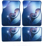 Lilly Front And Rear Floor Universal Rubber Mats. 4 Piece Set. Fixed Price $17.49.