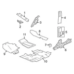 For Jeep Wrangler 24 Mopar 7KV29TX7AB Black Replacement Front Driver Carpet Kit. Fixed Price $177.95.