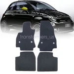 For 2014 2015 2016 2017-2020 Fiat 500L Front & Rear Floor Mats Carpet Black New. Fixed Price $32.99.