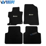 For 08-12 Honda Accord Sedan Black Nylon Floor Mats Carpets Rear Front W/ Racing. Fixed Price $59.83.