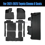 For 2021-2025 Toyota Sienna 8 Seats Tpe Floor Mats & Trunk Cargo Liner 3D Model. Fixed Price $116.49.