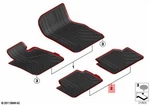 Genuine Bmw M4 Gts F32 F82 418D 418I Floor Mats All-weather Rear 51472348158. Fixed Price $72.73.