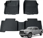 Floor Mats Liners Fit For 2018-2023 Toyota Tacoma Double Cab Tpe All Weather. Fixed Price $74.99.