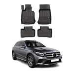 Omac Premium Floor Mats For Mercedes Glc Class X253 C253 2016-2022 Black 4X. Fixed Price $119.99.