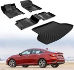 Floor Mats & Cargo Liner Only Fit For 2016-2021 Sedan / 2017-2021 Civic.... Fixed Price $135.00.
