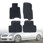 Fits 2010-2013 Infiniti G37 Front Rear Floor Mats Carpet Waterproof Black Velour. Fixed Price $37.19.