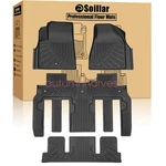 Floor Mats Liner Tpe 3D Model Black All Weather For 2008-2017 Buick Enclave. Fixed Price $98.49.