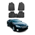 Omac Floor Mats Liner For Lexus Es 350 2007-2012 Black Tpe All-weather 4 Pcs. Fixed Price $84.99.