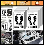 500 Pcs Waterproof Disposable Car Floor Mats - Plastic Film Automotive Foot Pads. Fixed Price $139.99.