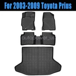 Tpe Floor Mats / Trunk Cargo Liner Waterproof 3D For 2003-2009 Toyota Prius New. Fixed Price $120.49.