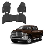 Novsight Front & Rear Floor Mats For 2011-2017 Dodge Ram 1500 Crew Cab Liners 2X. Fixed Price $139.99.