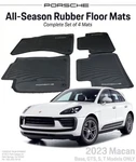 2023 Porsche Macan Genuine Oem All-weather Floor Mats Black 95B-044-800-43-1E0. Fixed Price $229.95.