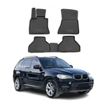 For Bmw X5 2007-2013 Omac 1202444 Classic 1ST & 2ND Row Black Floor Mat Set. Fixed Price $79.99.