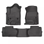 Husky Weatherbeater 1ST & 2ND Row Floor Liners For 14-18 Silverado 1500 Ext Cab. Fixed Price $149.99.