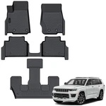 Auxko All Weather 3 Row Floor Mats For Jeep Grand Cherokee 2021-2025 6-SEAT. Fixed Price $159.98.