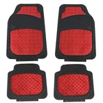 Fh Group Automotive Floor Mats Heavy-duty Metallic Rubber Red. Fixed Price $54.79.