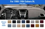 Dashboard Mat Cover For 1980-1984 Subaru Dl (plush Velour). Fixed Price $75.95.