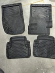 Universal -trim-to-fit Black Rubber Floor Liner Mats 4-PIECE Weathertech Usa. Fixed Price $39.99.