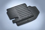 Ford Focus 2015-2018 Black Rubber All Weather Floor Mats Raised Ridges 4PC Set. Fixed Price $126.00.