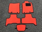 Toyota Fj Cruiser GSJ15W Red Plain Floor Mats Carpets 2010 2018 Rhd New Japan. Fixed Price $144.08.