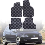 2004-2009 For Volkswagen Gti Golf Front & Rear Checkered Flag Carpet Floor Mats. Fixed Price $40.99.
