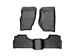 Weathertech Floorliner For 2002-2007 Jeep Liberty 1ST & 2ND Row, Black. Fixed Price $199.90.