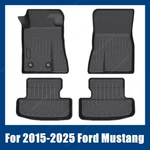 3D Tpe All-weather Floor Mats Liners Set Of 4 2015-2025 Ford Mustang Black. Fixed Price $67.49.