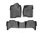 Weathertech Floorliner For 2011-2013 Chevrolet Tahoe 1ST & 2ND Row, Black. Fixed Price $211.90.