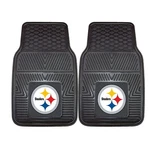 New Pittsburgh Steelers Football Vinyl Universal Size Rubber Floor Fanmats. Fixed Price $53.97.