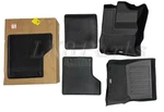 Land Rover Defender 90 Black Rubber Floor Mats VPLES0664 Genuine New. Fixed Price $310.00.