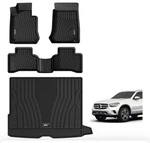 3W Floor Mats And Cargo Liner Compatible For Mercedes Benz GLC300 2016-2022. Fixed Price $100.00.