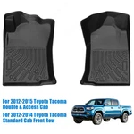 First-row Floor Mats Liners Fits 2012-2015 Toyota Tacoma Tpe All-weather Black. Fixed Price $88.69.