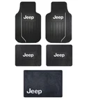 New 5PC Jeep Elite Front Rear Cargo Truck All Weather Rubber Floor Mats Set. Fixed Price $128.89.
