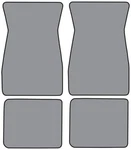 1964-1968 Ford Mustang Floor Mats. Fixed Price $151.95.