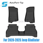 Floor Mats Liner For 2020-2025 Jeep Gladiator Tpe 3D Model All-weather Black. Fixed Price $63.79.