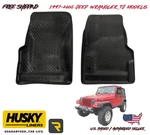 1997-2006 Jeep Wrangler Tj Custom Molded Floor Mats Husky Classic Front 2PC Blk. Fixed Price $106.79.
